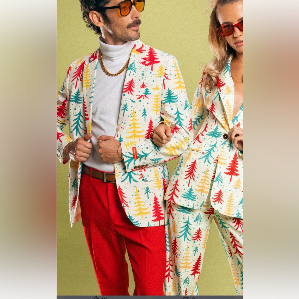 Christmas Holiday Blazer & Pants